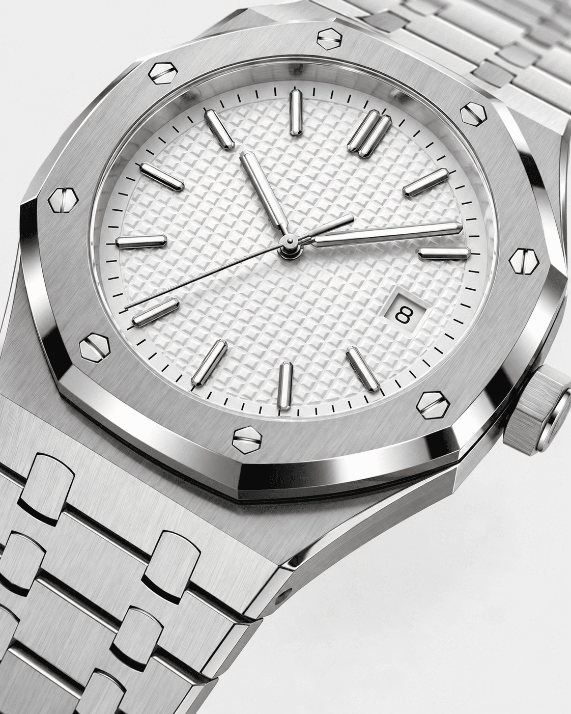 Image of William Corbier RIDGE Alpine men's watch, front view